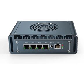 Micro Firewall Appliance, VPN, Router PC, Intel i3 300ES, 4x2.5GbE I226-V, DDR5 1*M.2,USB3.0,Mini Desktop Computer Support Dual Band WiFi for Industry Business, NO RAM NO SSD