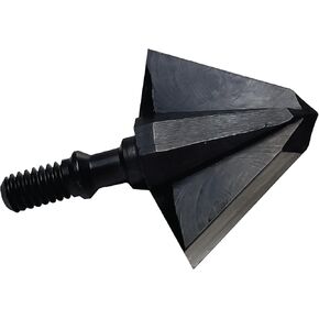 Tooth Of The Arrow Fixed Blade Broadheads 100/125 Grain, 1-Inch Cut, 2-Blade, Single Bevel Hunting Broadheads, USA Made, 3 Pack