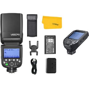 Godox V860III-C Camera Flash Speedlight for Canon, 2.4G TTL 1/8000S HSS Flash Speedlite with Godox XProII-C Wireless Flash Trigger Compatible for Canon Camera, 2600mAh Li-ion Battery, 1.5s Recycle Tim