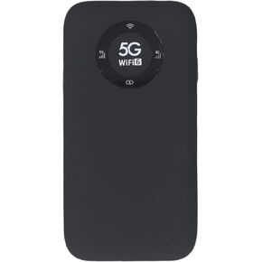 Diyeeni 5G Mobile Hotspot WiFi 6 16 Users Portable WiFi Device Wireless Router 2.77Gbps Download 1.25Gbps Speeds with SIM Card Slot 7100mAh Battery Drop Dust Rain Proof (Black)
