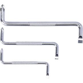 Compact Steel Right Angle with Non Slip Handle 3Pcs Z Type for Home Computer