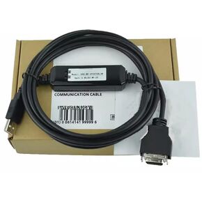 USB-MR-CPCATCBL3M for Servo MR-J2S/J2 Debugging Cable Programming Cable Communication Cable Download Cable Economy Model Black 3 Meter