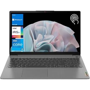 Lenovo IdeaPad 3 Laptop, Student and Business, 15.6" FHD Touchscreen Display, Intel Core i5-1135G7 Processor, 20GB RAM, 512GB SSD, Wi-Fi 6, SD Card Reader, HDMI, Webcam, Windows 11 Home, Grey
