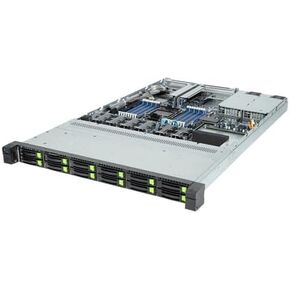 Rack Server Barebone R163-S32 rev. AAC1 1U 4th/5th Gen Intel Xeon Scalable, 16x DIMMs, 1x Gen3 M.2, 12x Gen4 NVMe/SATA/SAS Bays