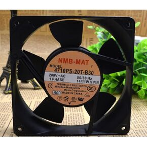 4710PS-20T-B30 120x120x25MM 200V 14/11W 50/60Hz NMB 2-Wire Cooling Fan