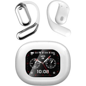 Q16 PRO Wireless Translation Earbuds with 70 Hour Bluetooth 5.4 Sports Earbuds, Open Earbuds, Wireless Bluetooth Smart Touch Screen, Ear Cup Earbuds with Ear Hooks, IPX5 Waterproof