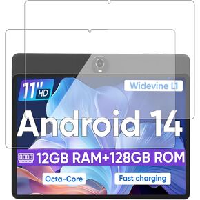 [2 Pack] Screen Protector for WXUNJA C5-PTB 11" Tempered Glass Film,BOVUGAC Screen Protector for WXUNJA C5-PTB Tablet 11 inch 2024 Anti-Scratch & Sensitive & 9H Hardness