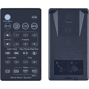 Remote Control Replacement fit for Bose Wave Radio AWR1-1W AWR1-G1 AWR1-2W AWR1-4A AWR1W1 AM189930 AWR113 AWR131 Clock Wave Radio