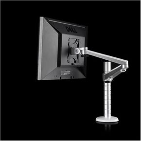 Aluminum OA-3S 10-27" 7kg Clamp Grommet Base Dual Arm Single Screen Vesa Bracket Monitor Desktop Stand 360 Rotate Tilt
