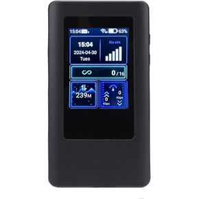 CUIFATI 5G Travel Router with Card Slot, Dual Band 5G Portable WiFi Router,1200mbps Download Speed, Low Latency Networking, Global 5G/4G Bands Mobile Hotspot, for Travel