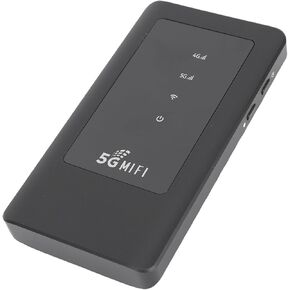 CUIFATI 5G WiFi Hotspot, 2.77Gbps Speed Dual Band WiFi Router for Travel Use, 16 Devices SIM Slot, IP54 Water Proof, Portable Hotspot Device with 4300mAh Battery for Travel