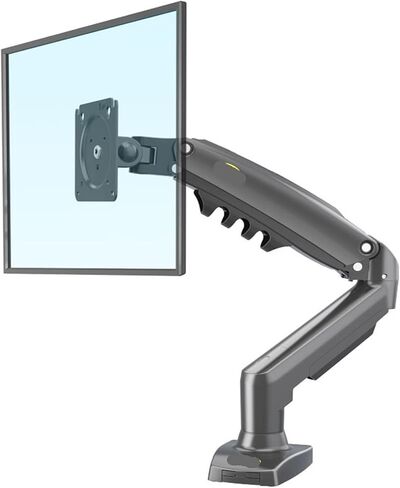 F80 Gas Spring 17-30 inch Desktop LED LCD Monitor Stand arm Load 2~9 kg(Matte Charcoal No USB) in Saudi Arabia