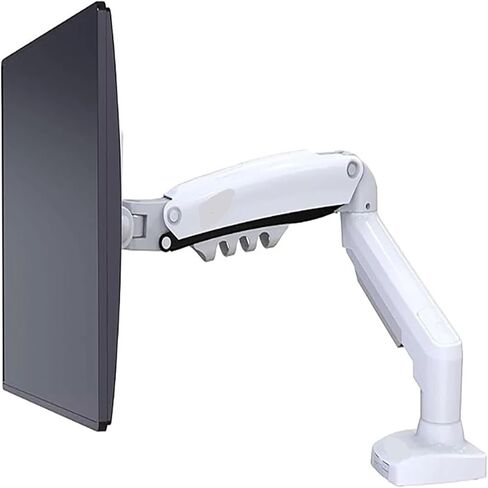 F80 Gas Spring 17-30 inch Desktop LED LCD Monitor Stand arm Load 2~9 kg(Matte Charcoal No USB) in Saudi Arabia