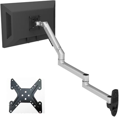 DL-7013 17-38 بوصة ميكانيكية ربيع الألومنيوم الصلب LCD شاشة Mount TV Mount Bracket Long 2-10 كجم 3-11 كجم 100x100 200x200 (7013ii الأسود) in Kuwait