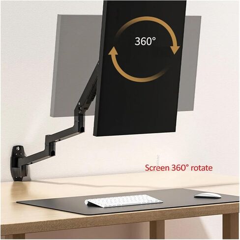 DL-7013 17-38 بوصة ميكانيكية ربيع الألومنيوم الصلب LCD شاشة Mount TV Mount Bracket Long 2-10 كجم 3-11 كجم 100x100 200x200 (7013ii الأسود) in Kuwait