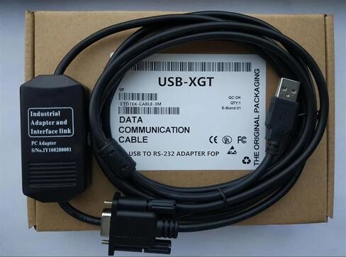 USB-XGT for LG/LS XGT Series Panel Text Programming Cable RS232 Download Line(USB Port) in Kuwait