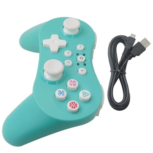 Green Wireless Pro Controller Gamepad for Nintendo Switch Joypad Joystick Remote Remote and Play Connectivity Breactive 400mAh Battery in Kuwait
