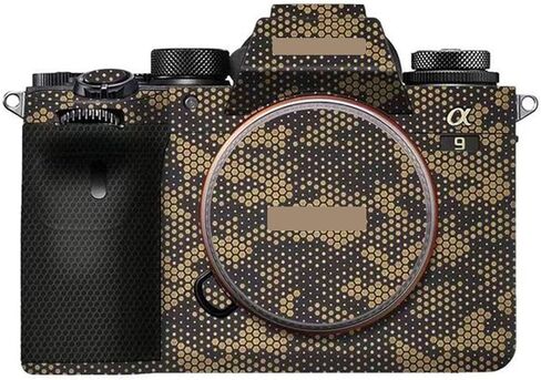 Camera Body Sticker Protective Skin Film Kit Skin Accessories Vinyl Wrap Decals for Sony A9 II ILCE-9M2 Alpha 9 II A9M2 A9II(Deep Grey+Frosted Black) in Kuwait