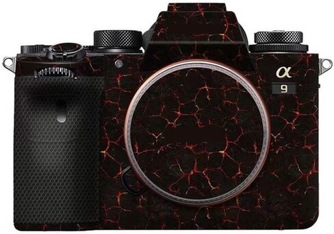 Camera Body Sticker Protective Skin Film Kit Skin Accessories Vinyl Wrap Decals for Sony A9 II ILCE-9M2 Alpha 9 II A9M2 A9II(Deep Grey+Frosted Black) in Kuwait