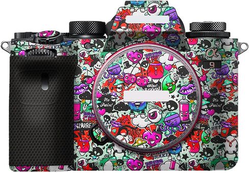 Camera Body Sticker Protective Skin Film Kit Skin Accessories Vinyl Wrap Decals for Sony A9 II ILCE-9M2 Alpha 9 II A9M2 A9II(Deep Grey+Frosted Black) in Kuwait
