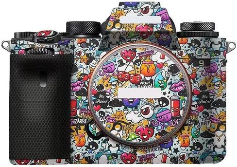 Camera Body Sticker Protective Skin Film Kit Skin Accessories Vinyl Wrap Decals for Sony A9 II ILCE-9M2 Alpha 9 II A9M2 A9II(Deep Grey+Frosted Black) in Kuwait