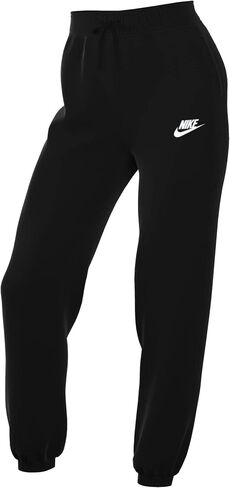Nike Sportswear Club Fleece Mid-Rise Oversized Sweatpants Womens Size - Medium Black/White in Saudi Arabia