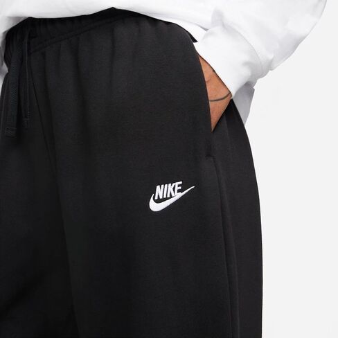 Nike Sportswear Club Fleece Mid-Rise Oversized Sweatpants Womens Size - Medium Black/White in Saudi Arabia