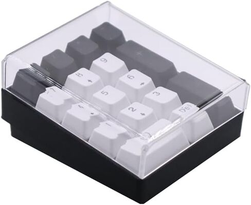 17 Key Mechanical Keyboard Transparent Dust Cover Acrylic Cover Number Pad Cover Compatible 17 PAD (Transparent, 17-Key Version) in Kuwait