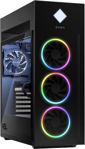 HP 2024 Omen 45L Gaming Desktop 16-Core 13th Gen Intel Core I7-13700K NVIDIA GEFORCE RTX 4060 8GB GDDR6 32GB DDR5 2TB NVME SSD HDMIV2.1 DP WIFI AX in Kuwait
