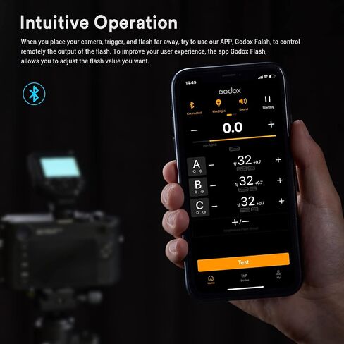 Godox V860II-N 2.4G TTL Li-on Battery Camera Flash with Godox XProII-N TTL Wireless Flash Trigger, Fits for Nikon D800 D700 D7100 D7000 D5200 D5100 D5000 D300 D300S D3200 D3100 D3000 D200 D70S D810 in Saudi Arabia