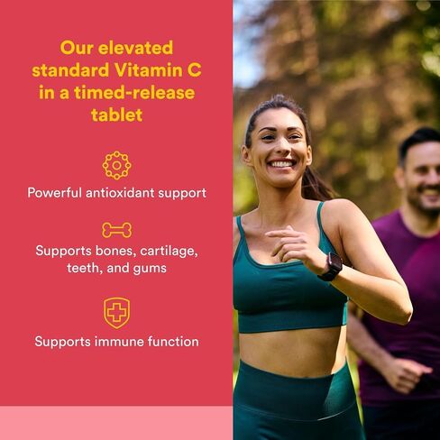 Natural Factors Vitamin C 1000 mg Time Release, Antioxidant Support for Immune and Bone Health, 180 Tablets in Saudi Arabia