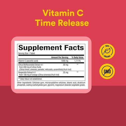 Natural Factors Vitamin C 1000 mg Time Release, Antioxidant Support for Immune and Bone Health, 180 Tablets in Saudi Arabia