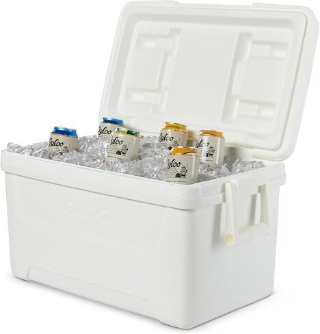 Igloos 48-Quart مبرد الصدر الجليدي الصلب مع مقابض التأرجح ، ومكافحة الصرف السريع ومكافحة العزل Ultratherm للتخييم ، والخلع ، والشاطئ والخارجية مغامرات in Saudi Arabia