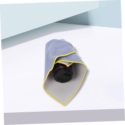 Mikikit Self Adhesive Camera Wrap Cloth Foldable Protective Lens Bag for Small Cameras Vintage Inspired Design Lightweight Travel Storage Durable for Various Camera in Saudi Arabia