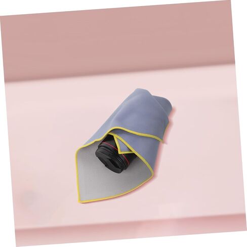 Mikikit Self Adhesive Camera Wrap Cloth Foldable Protective Lens Bag for Small Cameras Vintage Inspired Design Lightweight Travel Storage Durable for Various Camera in Saudi Arabia