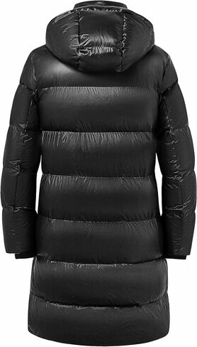 wantdo Women's Hooded Winter Coats Warm Puffer Parka Jacket Long Quilted Thicken Jacket in Kuwait