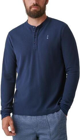 BASS OUTDOOR Men's Henley Long Sleeve Tee in Saudi Arabia