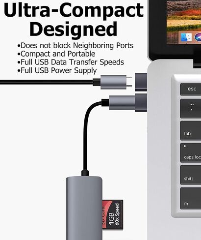 USB-C أنثى محول USB 3.0 ذكر (2Pack) متوافق مع Lenovo Yoga Tab 3 Plus Multi Use Use Connervate Add مثل لوحة المفاتيح ، محركات الإبهام ، الفئران ، إلخ (أسود) in Saudi Arabia