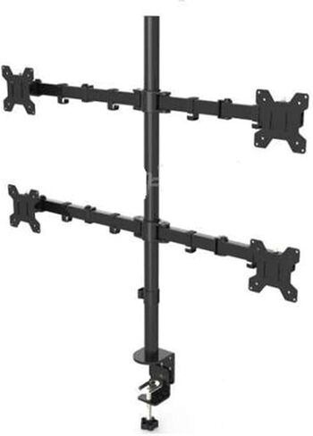سطح المكتب Clamping Full Motion 360 درجة 3-4-6 حامل شاشات 10 "-27" LCD LED شاشة Mount Arm تحميل 9.9 كجم من كل رأس (4 حامل شاشة) in Kuwait