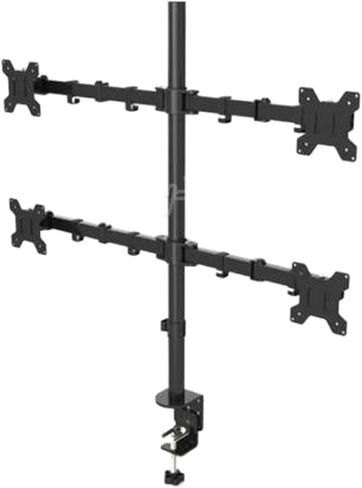 سطح المكتب Clamping Full Motion 360 درجة 3-4-6 حامل شاشات 10 "-27" LCD LED شاشة Mount Arm تحميل 9.9 كجم من كل رأس (4 حامل شاشة) in Kuwait