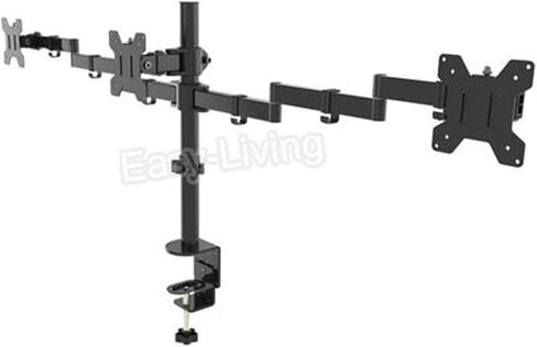 سطح المكتب Clamping Full Motion 360 درجة 3-4-6 حامل شاشات 10 "-27" LCD LED شاشة Mount Arm تحميل 9.9 كجم من كل رأس (4 حامل شاشة) in Kuwait