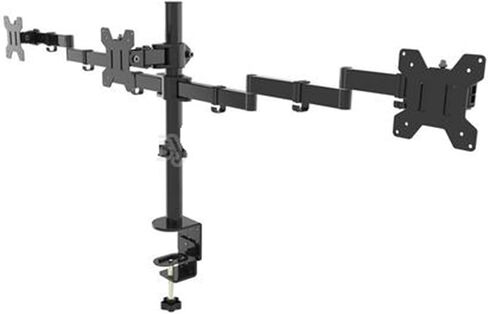 سطح المكتب Clamping Full Motion 360 درجة 3-4-6 حامل شاشات 10 "-27" LCD LED شاشة Mount Arm تحميل 9.9 كجم من كل رأس (4 حامل شاشة) in Kuwait