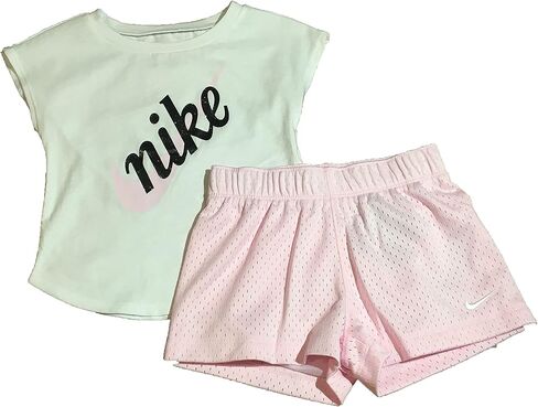Nike Toddler Girls' T-Shirt and Shorts Set Emerald Rise 2T in Saudi Arabia