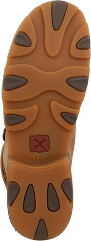 Twisted X Men's Work Chukka Driving Moc, Distressed Saddle, 11 M in Saudi Arabia