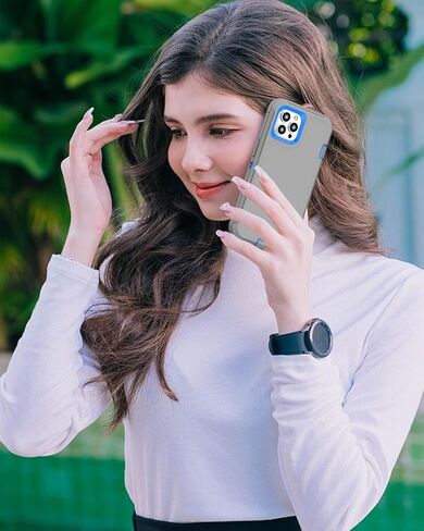 متوافق مع iPhone 15 Pro Max Case [2 حامي الشاشة + 2 حامي عدسة الكاميرا + حزام مقطع] غلاف الجسم العسكري الكامل ، حالة حماية مقاومة للصدمات الثقيلة 6.7 "(Darkgray Green) in Kuwait