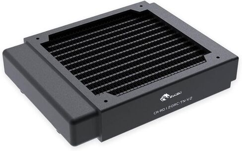 Bykski 120mm x 30mm RC Series PC Water Cooling Radiator, 120mm x 1,Single Fan (CR-RD120RC-TN-V2) - White in Saudi Arabia