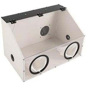 Dust box Enclosed Electric Grinding Table Polisher Dust Box Acrylic Cover 4mm US
