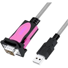 F1T-D2I USB 2.0 to DB9 9 Pin COM Port RS232 Serial Adapter Cable Converter F1T-D2I Chipset Converter ZE533C for 11/10/8/7 XP