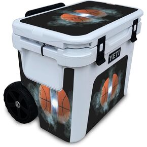 تبريد البشرة المتوافقة مع yeti roadie 32 برودة بعجلات - كرة السلة orb - قسط 3M فينيل غلاف الالتفاف الغلاف - من السهل تطبيق | مصنوع في الولايات المتحدة الأمريكية من قبل Mayyskins