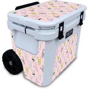 Cooler Skin Compatible with Yeti Roadie 32 Wheeled Cooler - Bunny Bunches - Premium 3M Vinyl Protective Wrap Decal Cover - Easy to Apply | Crafted in The USA by MightySkins